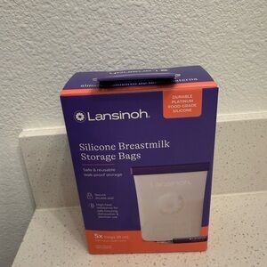 Lansinoh Silicone Breastmilk Storage Bags - brand new in box